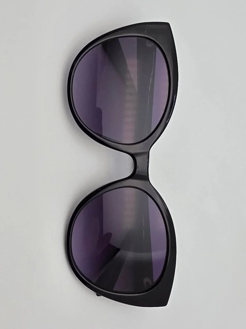 Kate Spade Samantha Black Frame Grey Gradient Lens Cat Eye Sunglasses 54-20-140